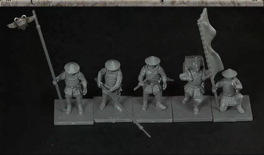 Pike & Shotte: Feudal Japan 1467-1603 - Ashigaru Yari Troops Sprue