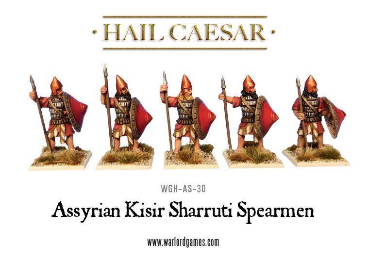Hail Caesar: Iron Age Near East - Assyrian Kisir Sharruti spearmen