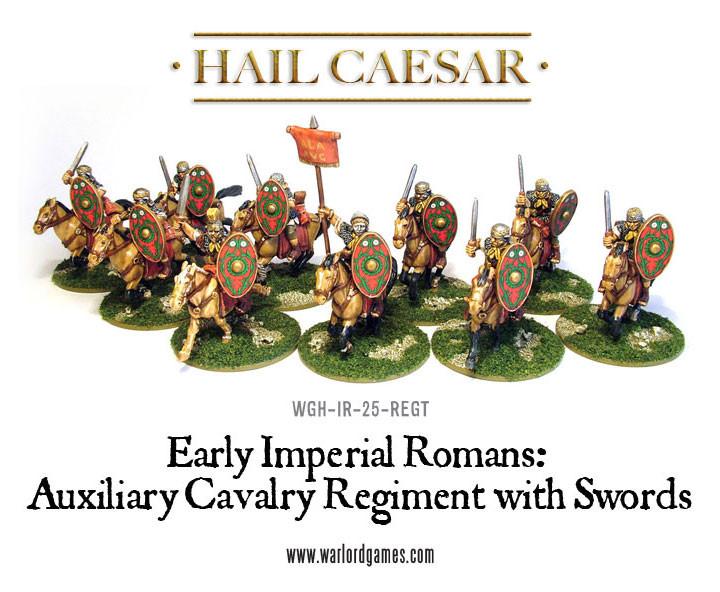 Hail Caesar: Romans - Early Imperial Romans: Auxiliary Cavalry Regiment with Swords