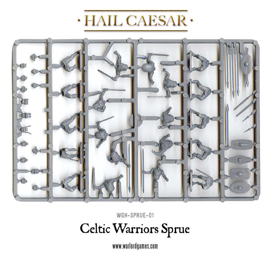 Hail Caesar: Enemies of Rome - Celtic Warriors sprue