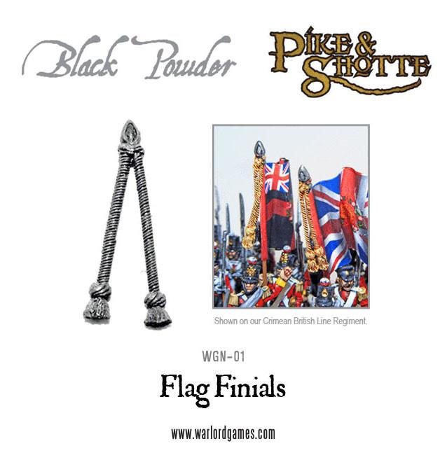 Black Powder: British - Flag Finials 1789-1815 (10)