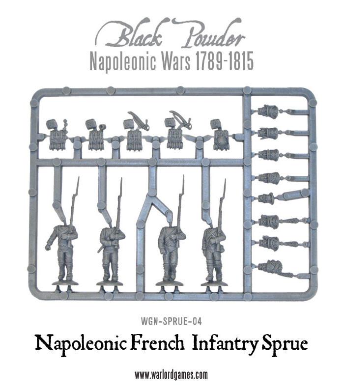 Black Powder: French - Napoleonic War French Line Infantry sprue