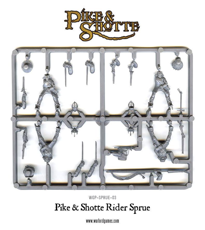 Pike & Shotte: The English Civil Wars & Thirty Years War - Riders Sprue
