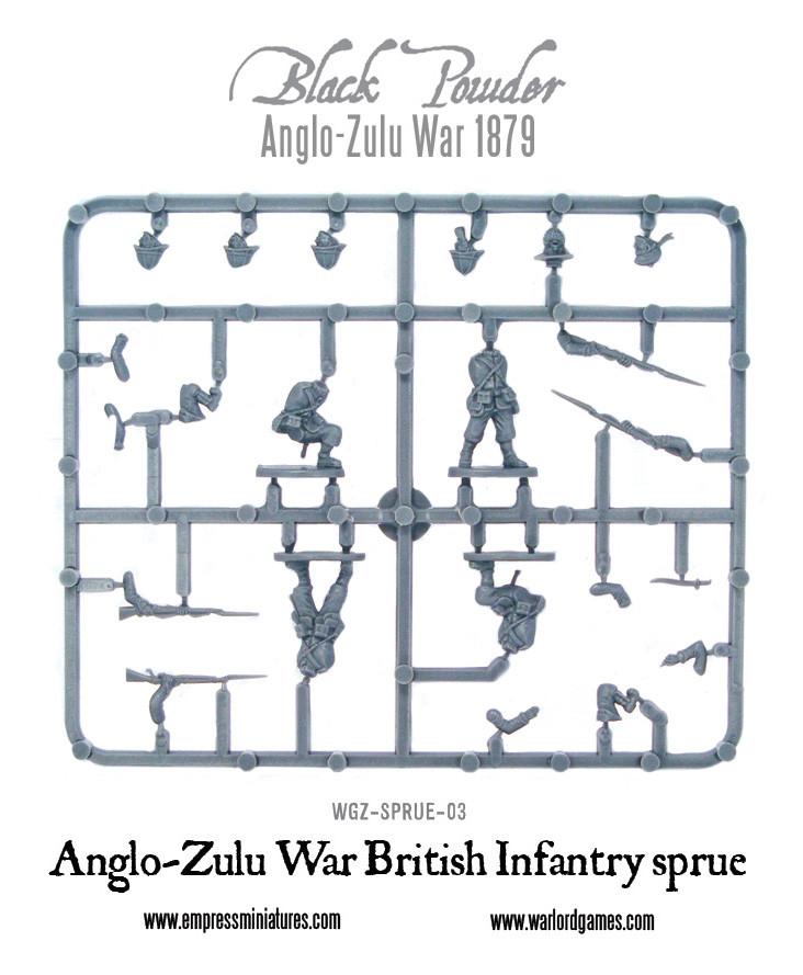 Black Powder: Anglo-Zulu War British Infantry sprue