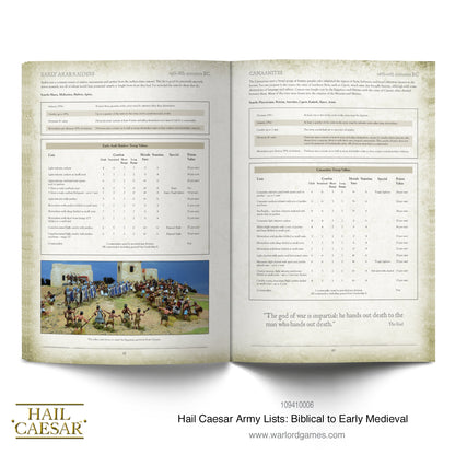 Hail Caesar: Aegean States - Army Lists - Biblical to Early Medieval supplement