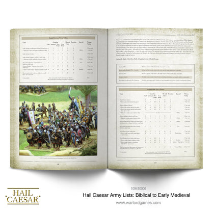 Hail Caesar: Aegean States - Army Lists - Biblical to Early Medieval supplement