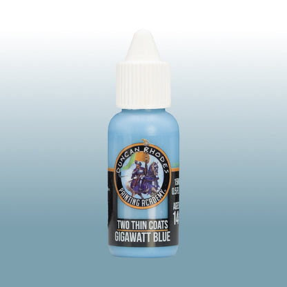 Two Thin Coats: Gigawatt Blue