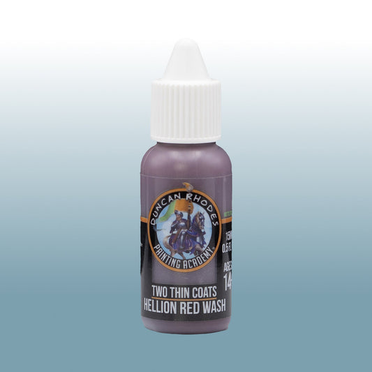 Two Thin Coats: Hellion Red Wash