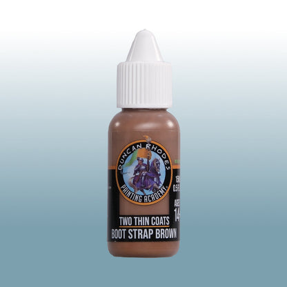 Two Thin Coats: Boot Strap Brown