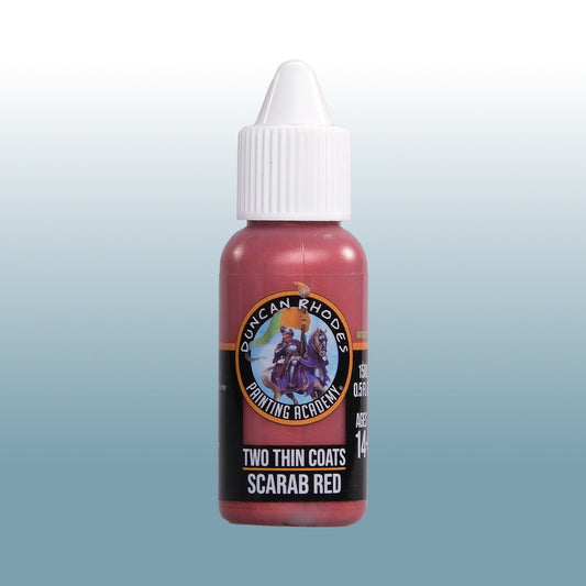 Two Thin Coats: Scarab Red