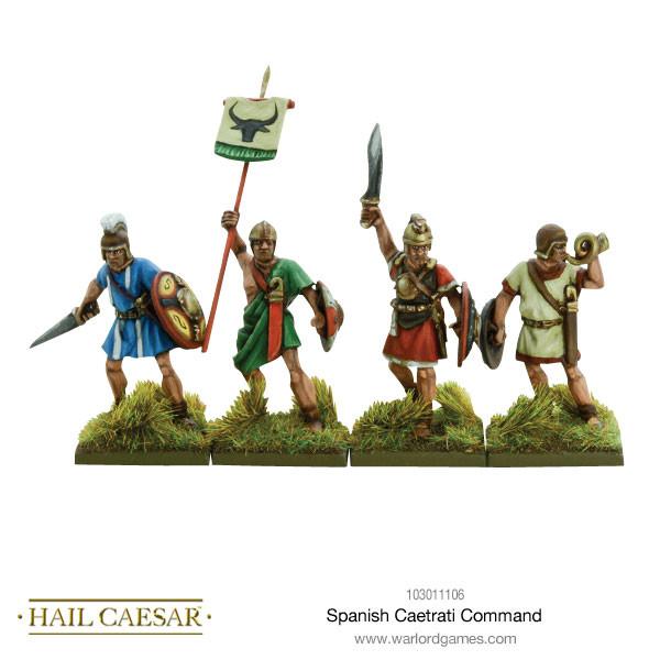 Hail Caesar: Enemies of Rome - Spanish Caetrati command
