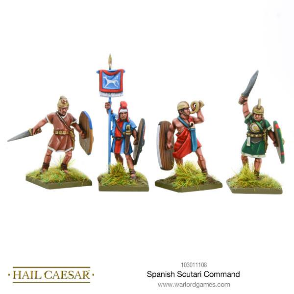 Hail Caesar: Enemies of Rome - Spanish Scutarii command