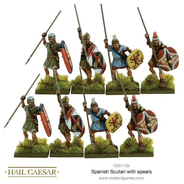 Hail Caesar: Enemies of Rome - Spanish Scutari with spears