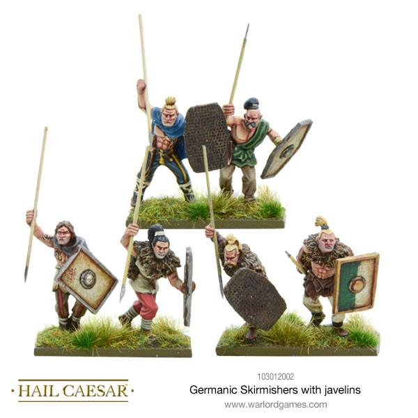 Hail Caesar: Enemies of Rome - Germanic Skirmishers with javelins