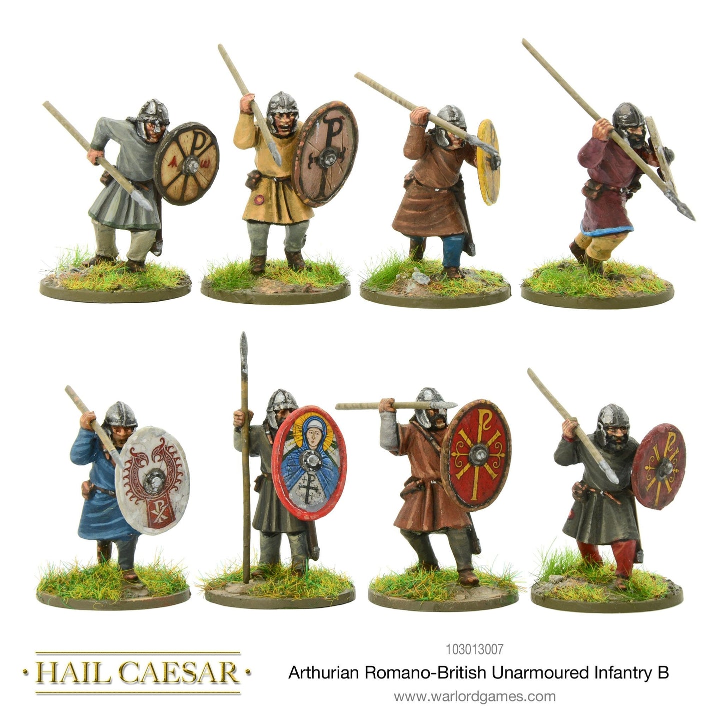Hail Caesar: Dark Ages - Arthurian Romano-British unarmoured infantry B