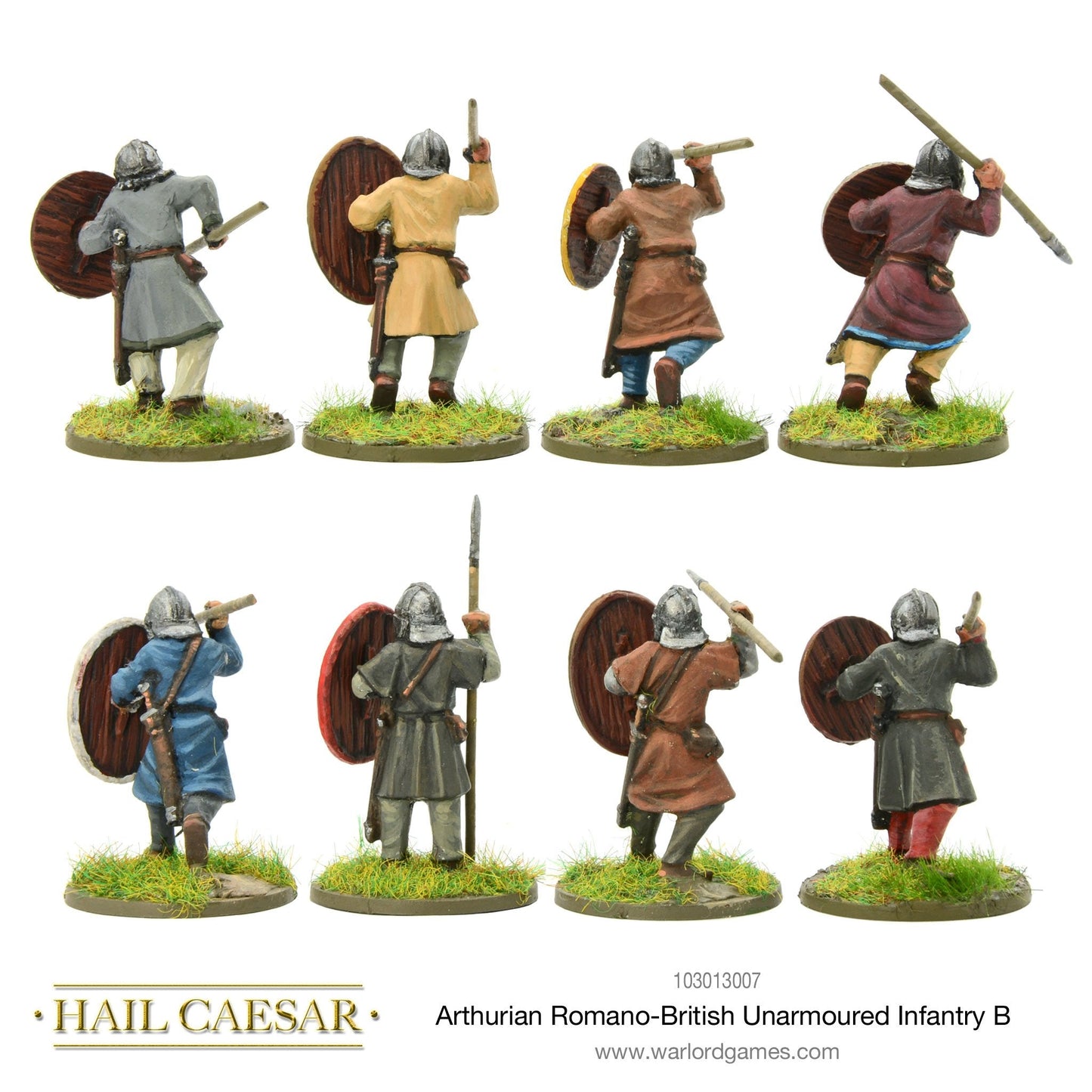 Hail Caesar: Dark Ages - Arthurian Romano-British unarmoured infantry B
