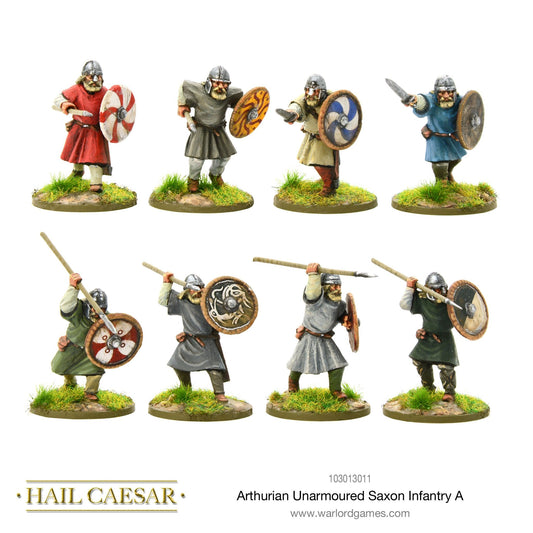 Hail Caesar: Dark Ages - Arthurian Unarmoured Saxon Infantry A