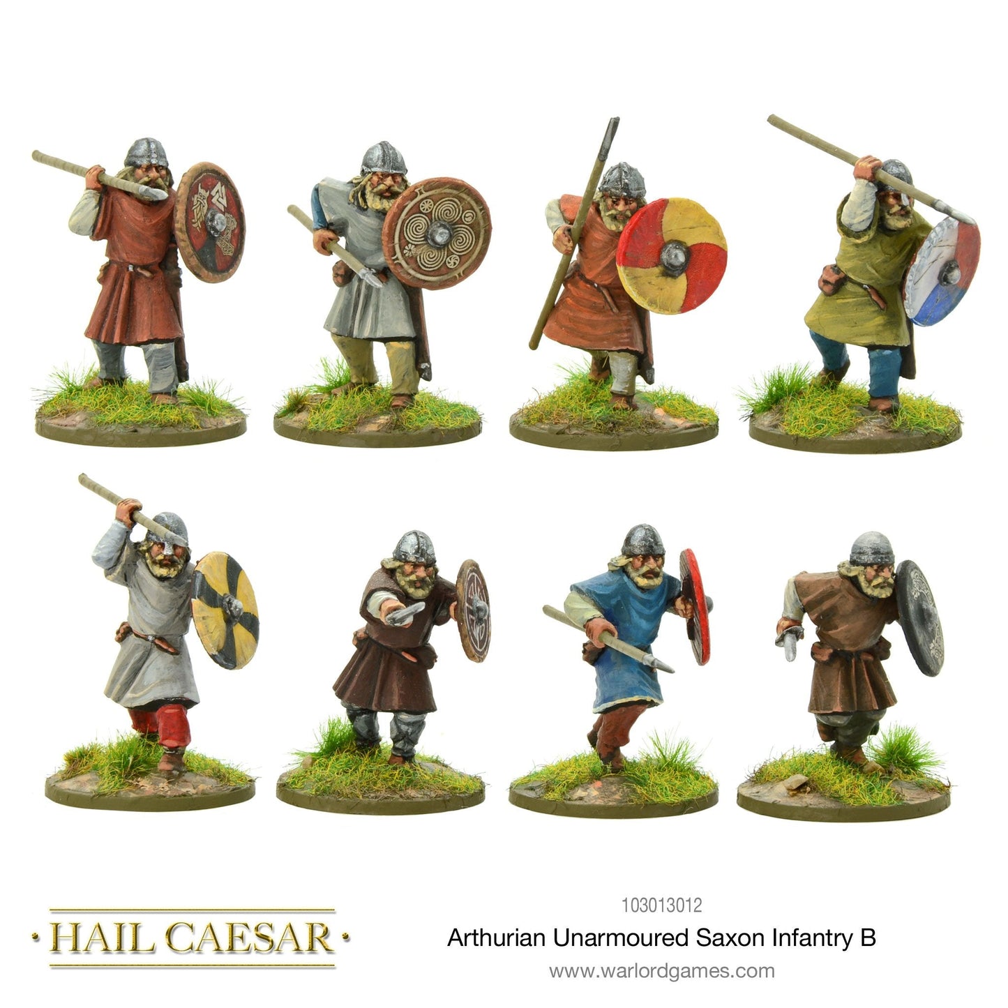 Hail Caesar: Dark Ages - Arthurian Unarmoured Saxon Infantry B