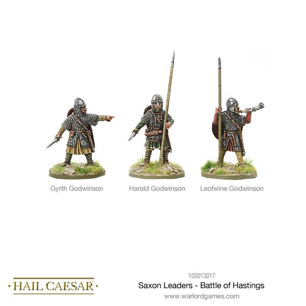 Hail Caesar: Dark Ages - Saxon Leaders - Battle Of Hastings