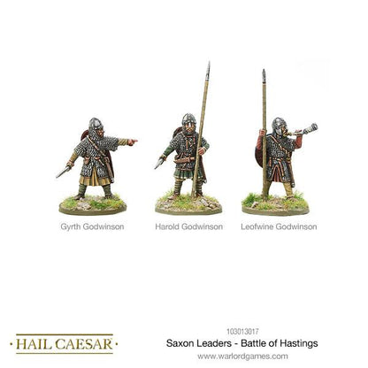 Hail Caesar: Dark Ages - Saxon Leaders - Battle Of Hastings