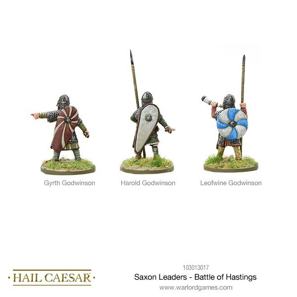 Hail Caesar: Dark Ages - Saxon Leaders - Battle Of Hastings
