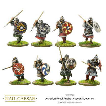 Hail Caesar: Dark Ages - Arthurian Royal Anglian Huscarl spearmen