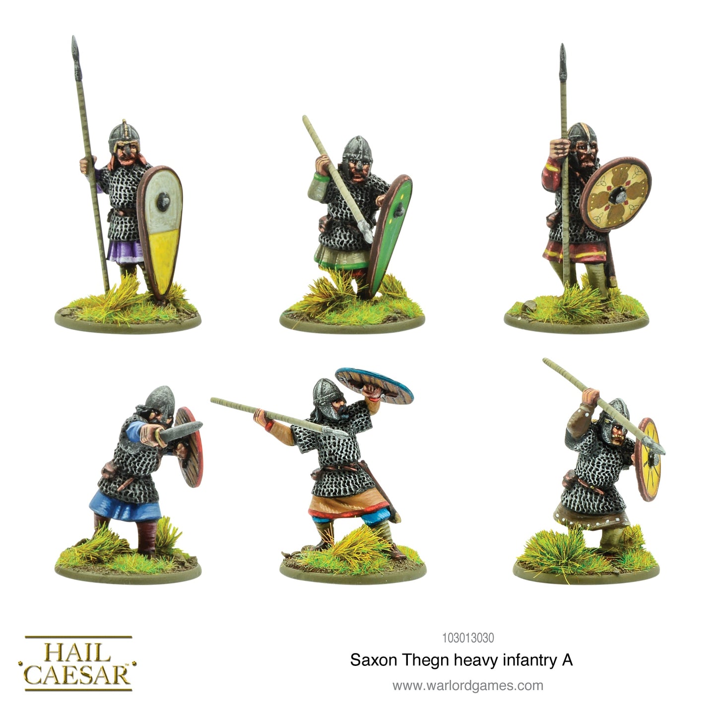 Hail Caesar: Dark Ages - Saxon Thegn heavy infantry A