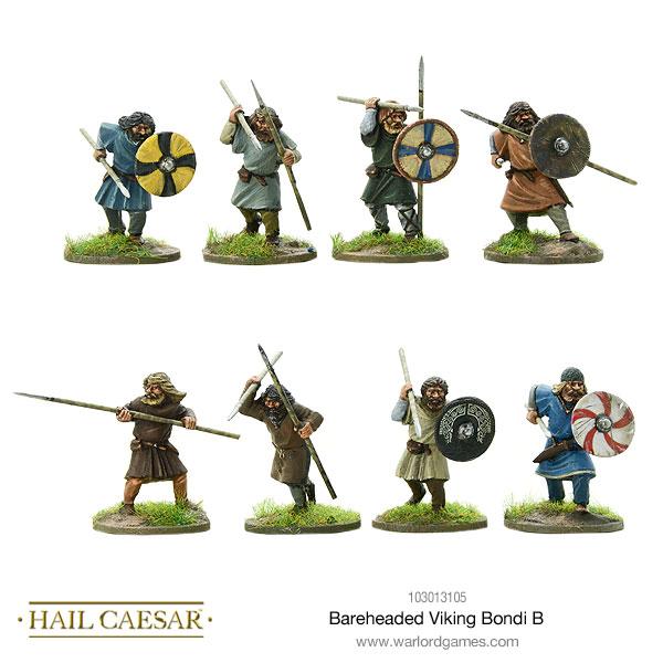 Hail Caesar: Dark Ages - Bareheaded Viking Bondi B