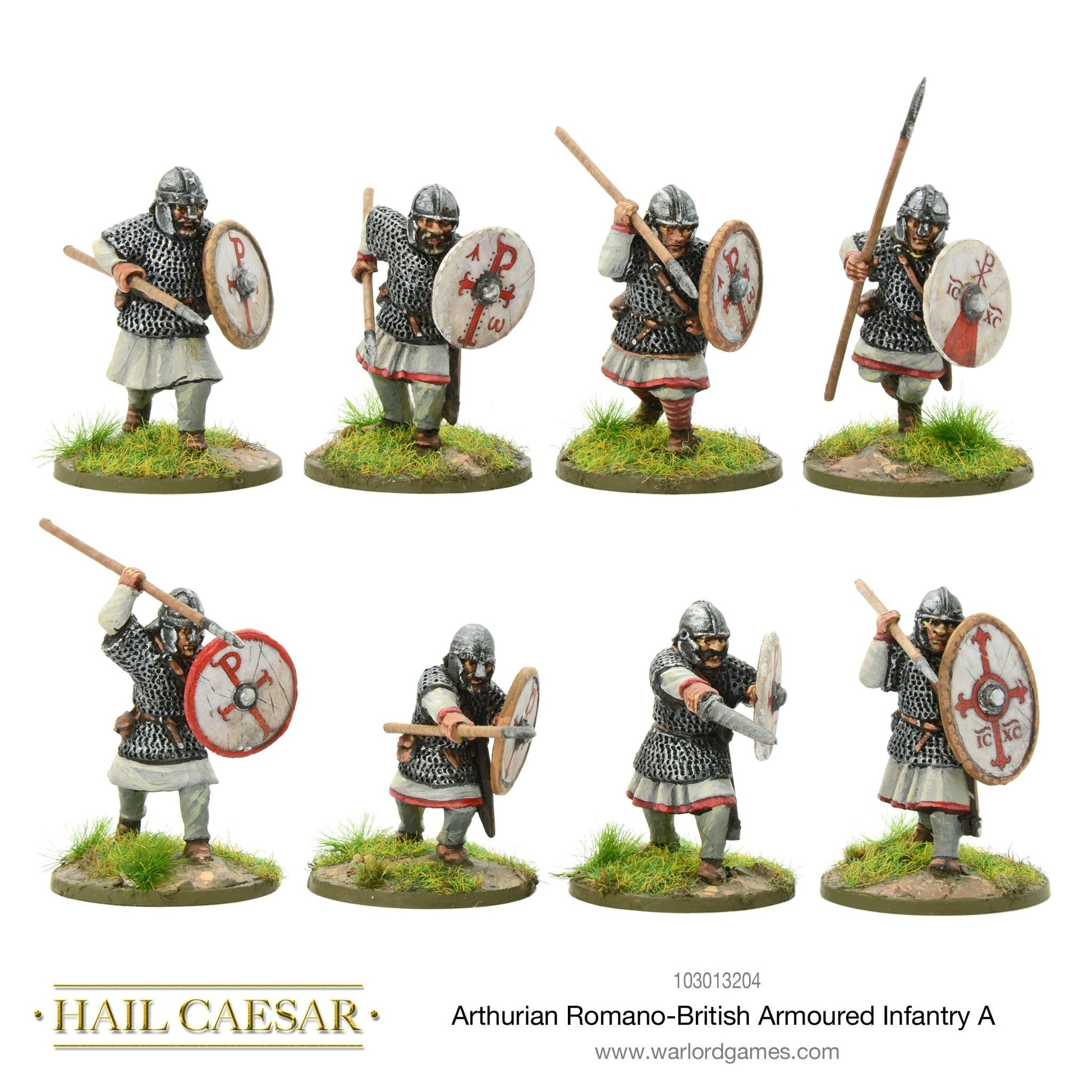 Hail Caesar: Dark Ages - Arthurian Romano-British armoured infantry A