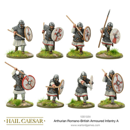 Hail Caesar: Dark Ages - Arthurian Romano-British armoured infantry A