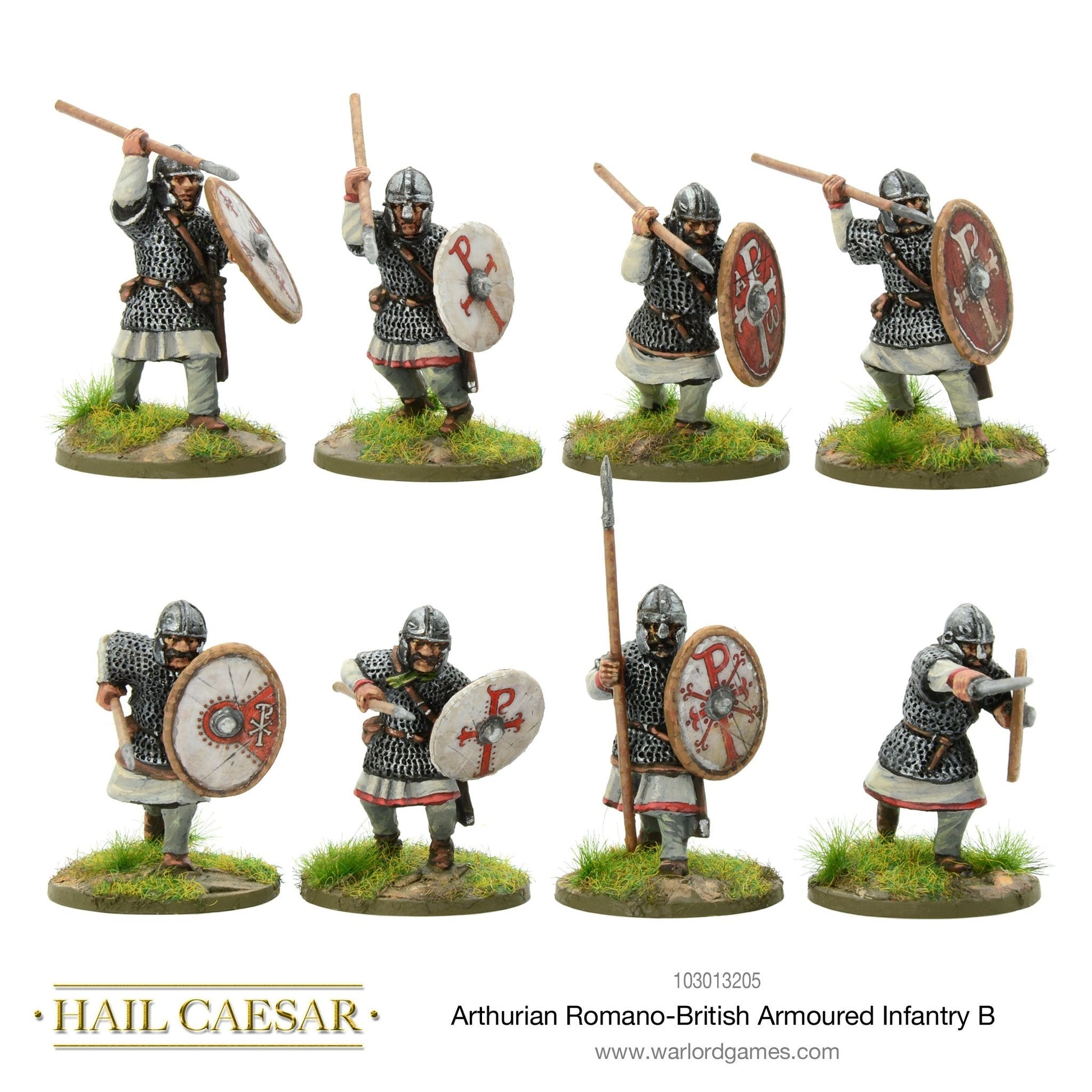 Hail Caesar: Dark Ages - Arthurian Romano-British armoured infantry B