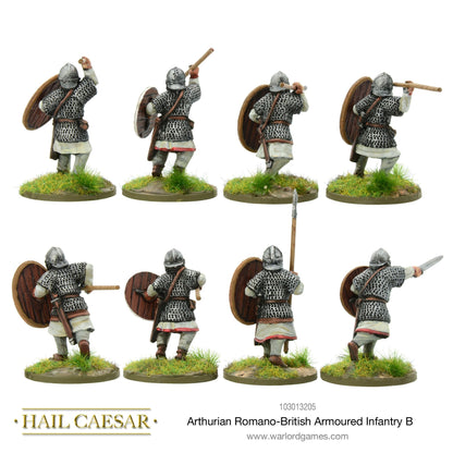 Hail Caesar: Dark Ages - Arthurian Romano-British armoured infantry B