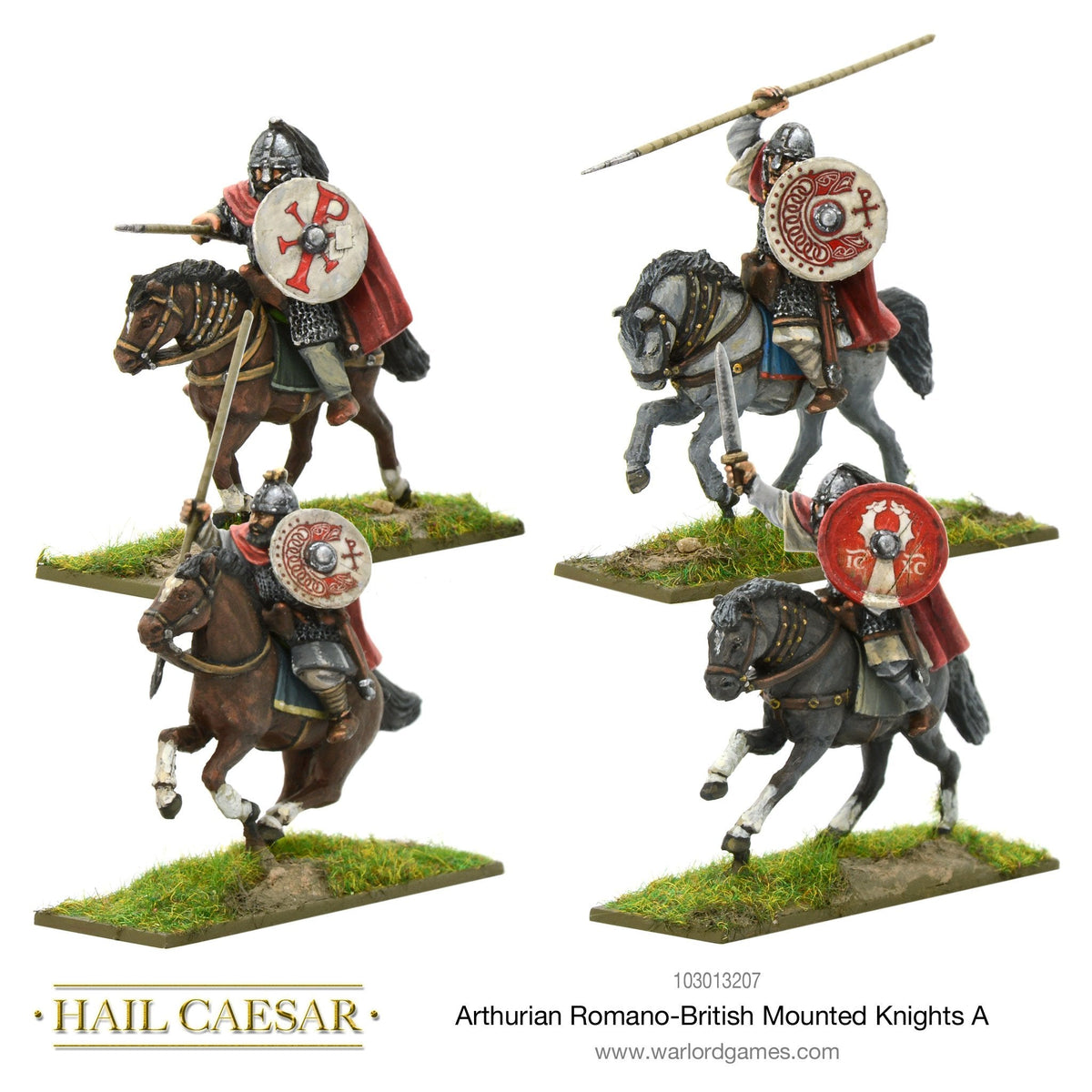 Hail Caesar: Dark Ages - Arthurian Romano-British mounted knights A