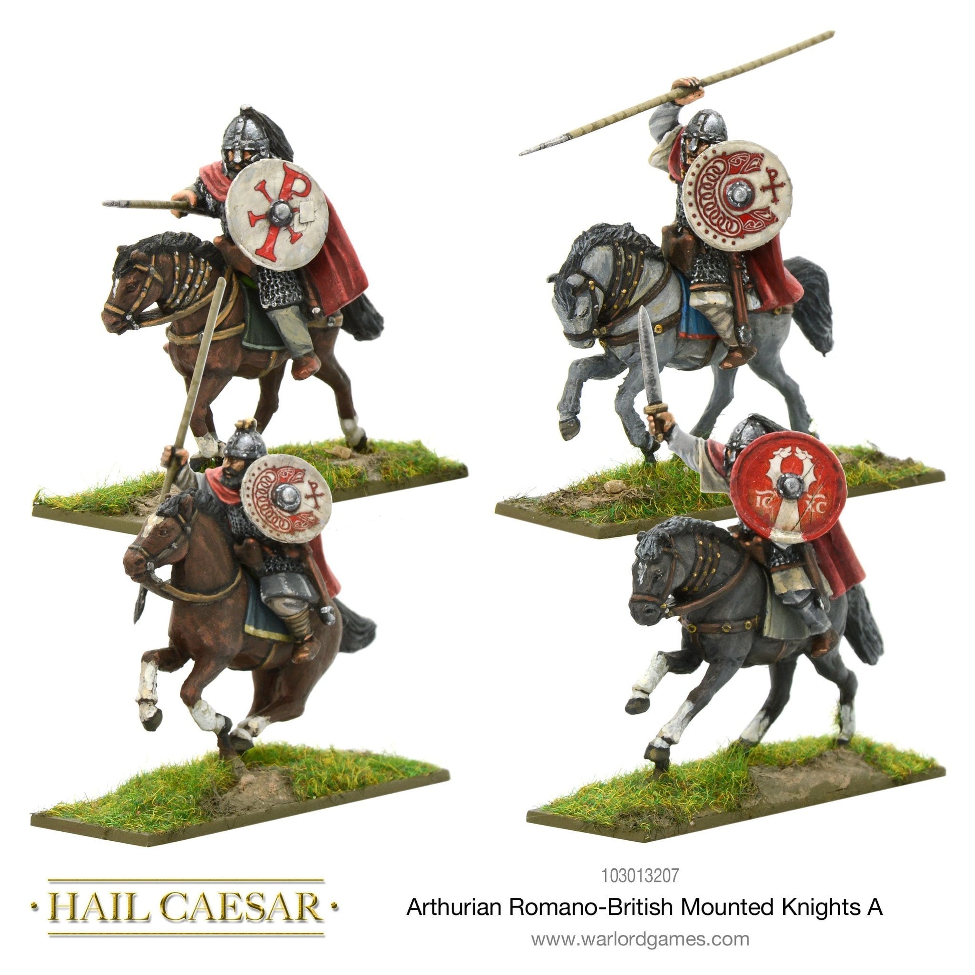 Hail Caesar: Dark Ages - Arthurian Romano-British mounted knights A