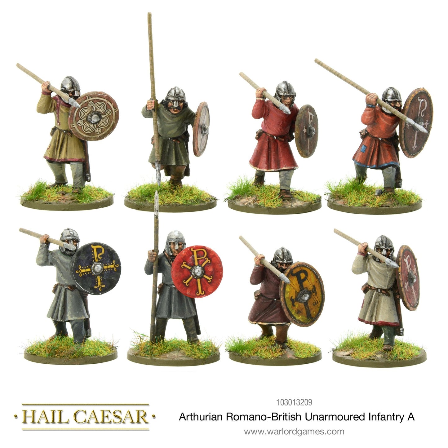 Hail Caesar: Dark Ages - Arthurian Romano-British unarmoured infantry A