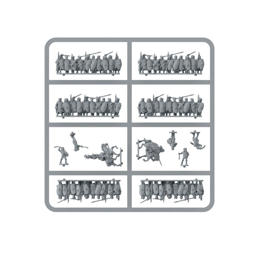 Epic Battles: Hail Caesar - Battles: Celt Warriors sprue (grey)