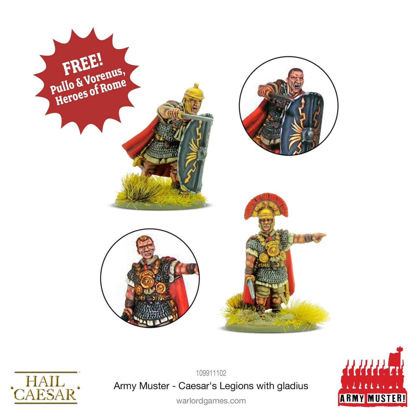 Hail Caesar: Romans - Army Muster: Caesar's Legions With Gladius