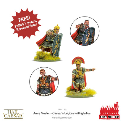 Hail Caesar: Romans - Army Muster: Caesar's Legions With Gladius