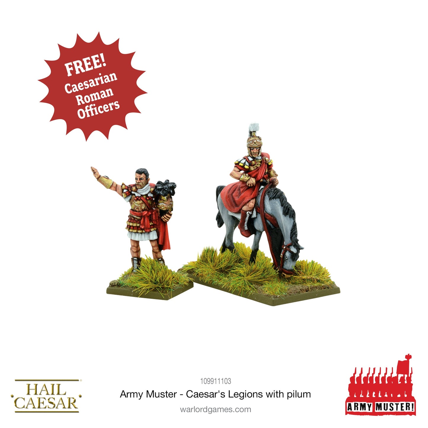 Hail Caesar: Romans - Army Muster: Caesar's Legions With Pilum