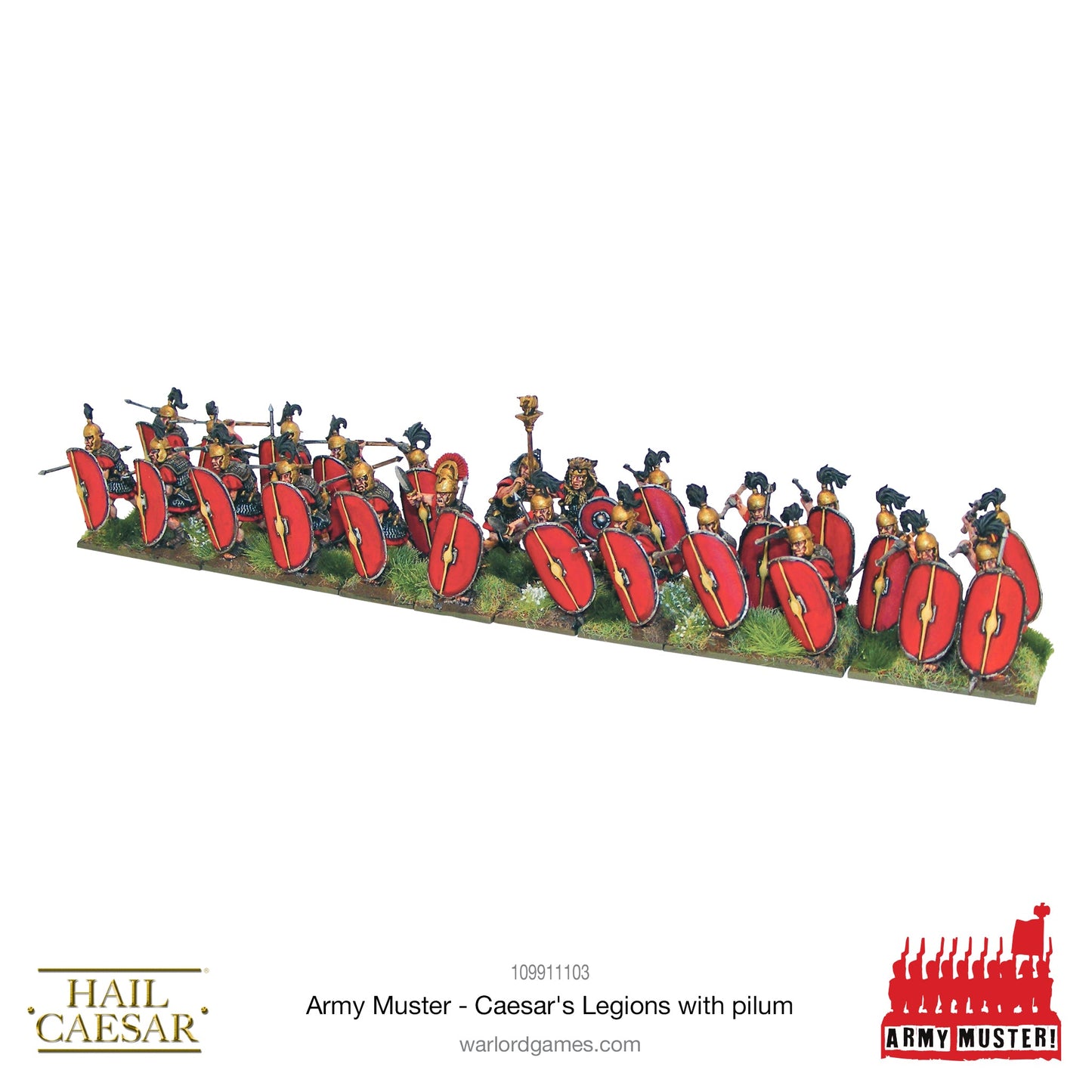 Hail Caesar: Romans - Army Muster: Caesar's Legions With Pilum