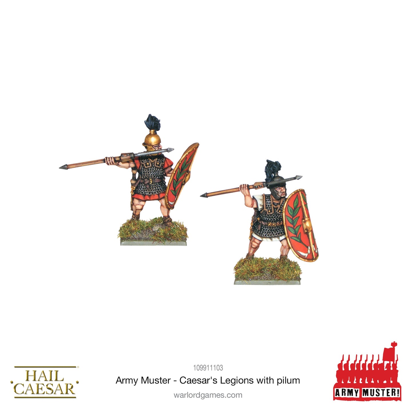 Hail Caesar: Romans - Army Muster: Caesar's Legions With Pilum