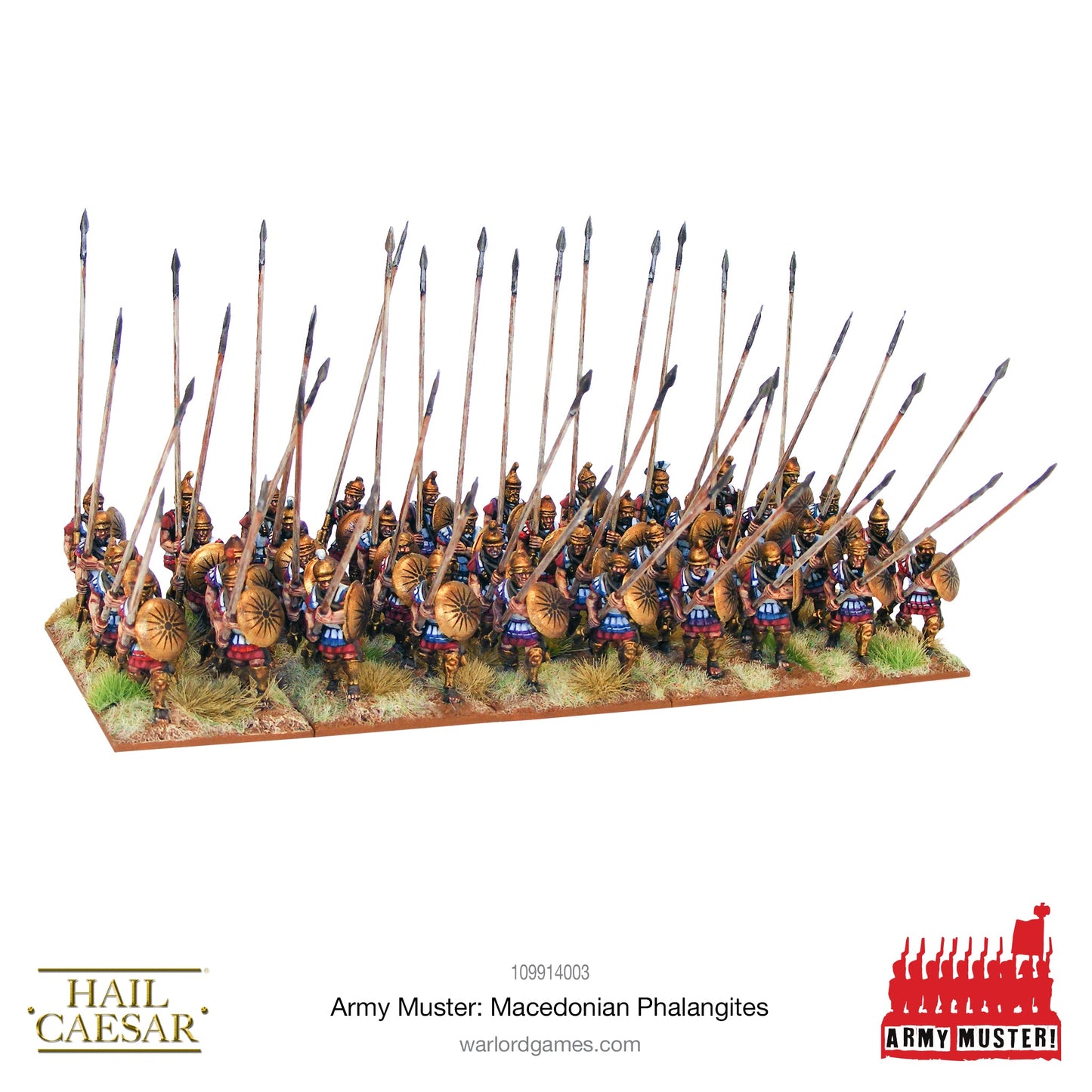 Hail Caesar: Army Muster: Macedonian Phalangites