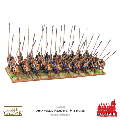 Hail Caesar: Army Muster: Macedonian Phalangites