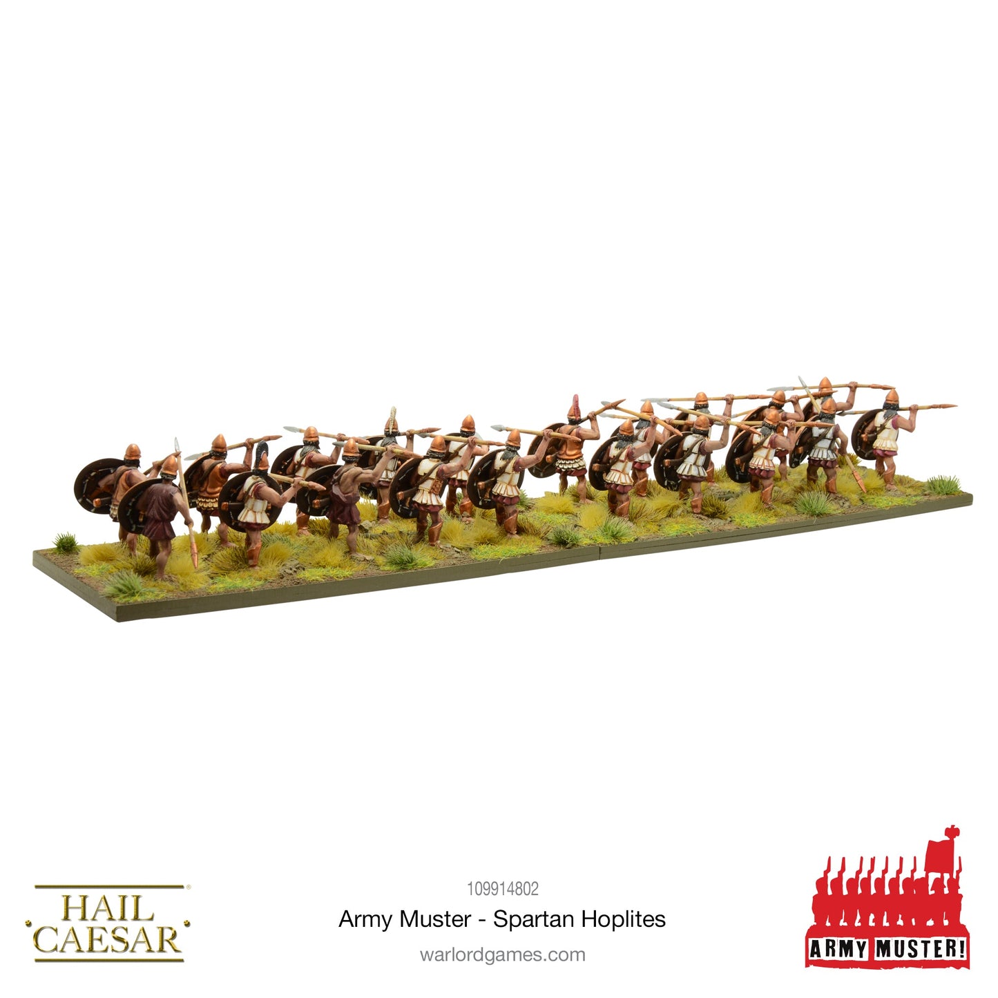 Hail Caesar: Army Muster: Spartan Hoplites