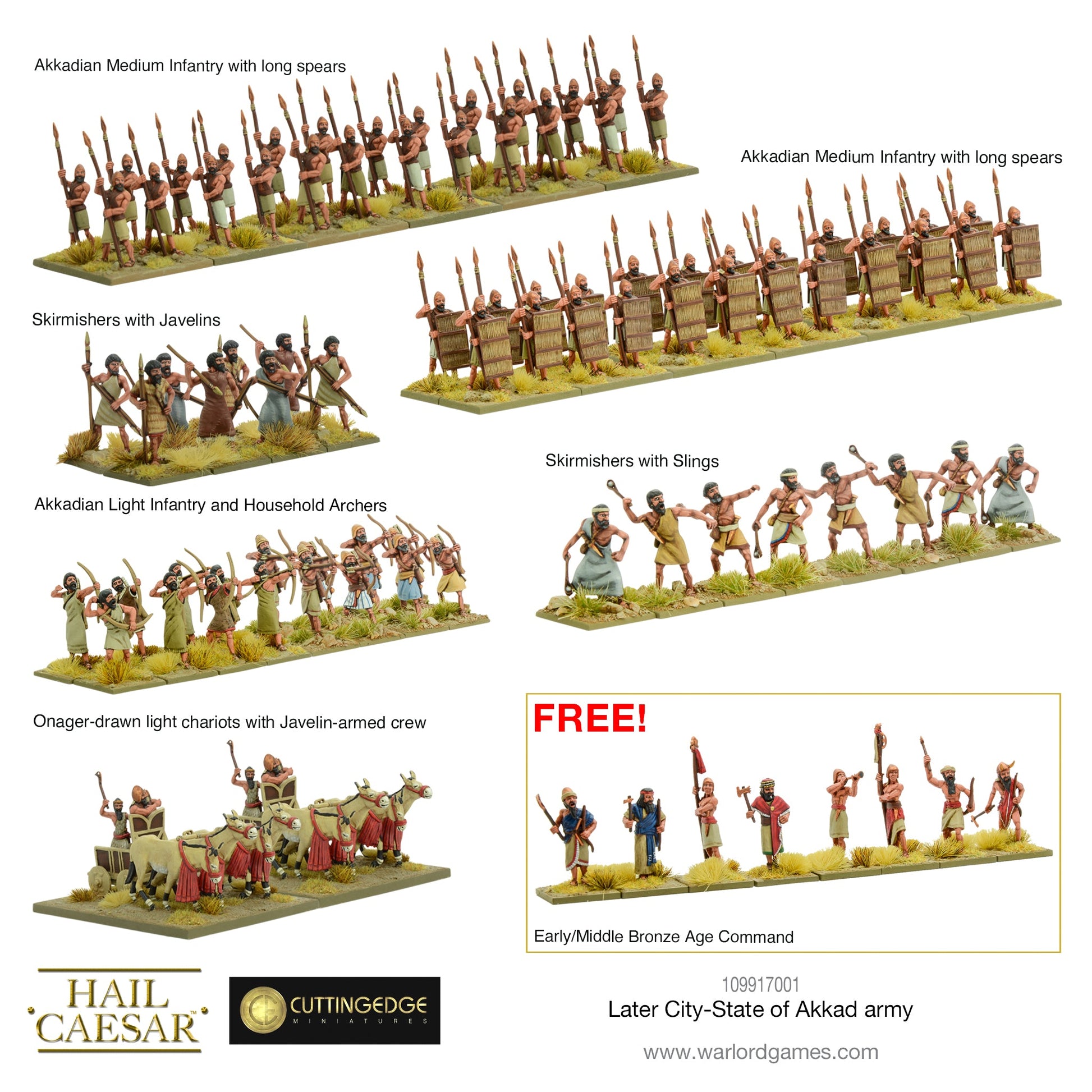 Hail Caesar: Early/Middle Bronze Age - Later City State of Akkad army