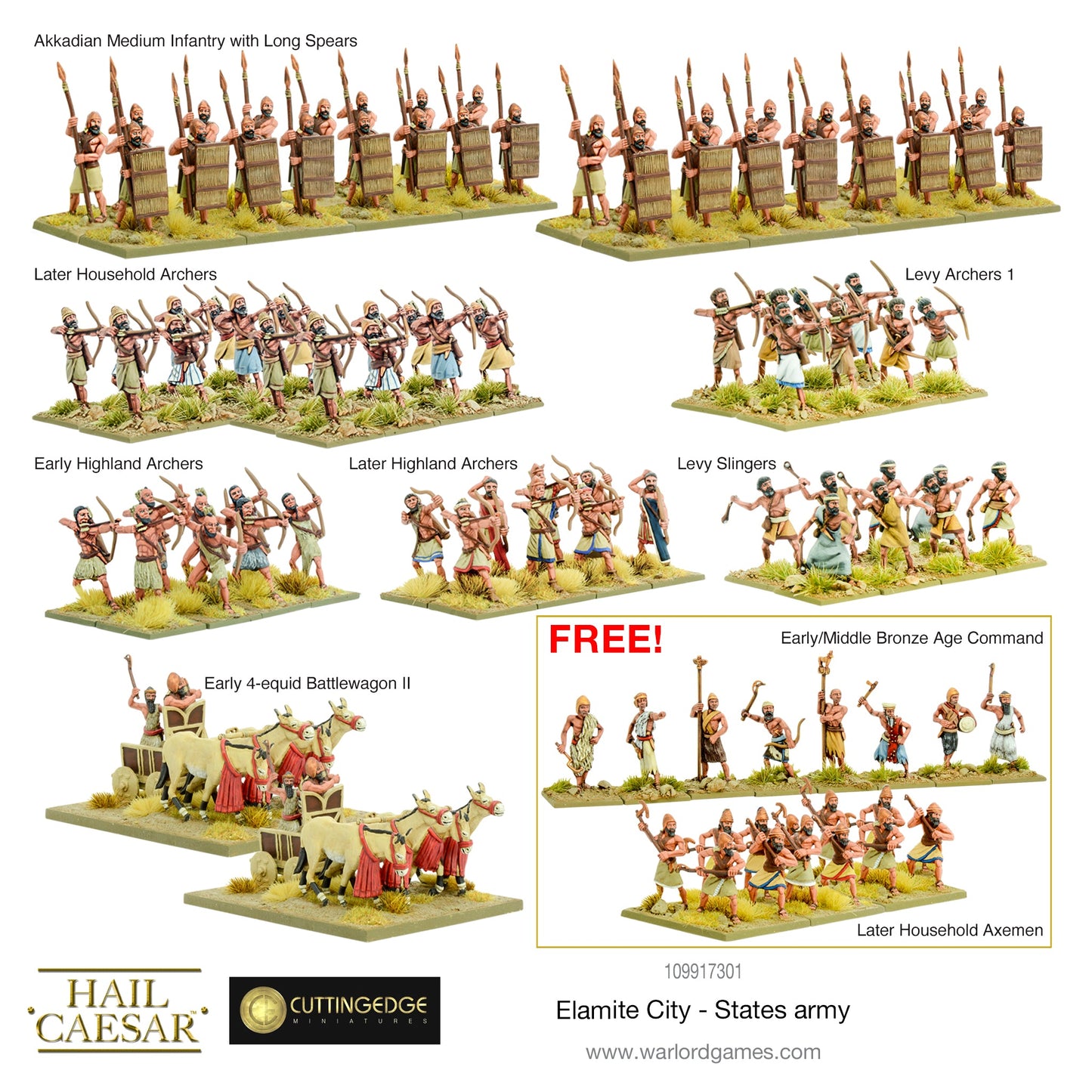 Hail Caesar: Early/Middle Bronze Age - Elamite City-States army deal