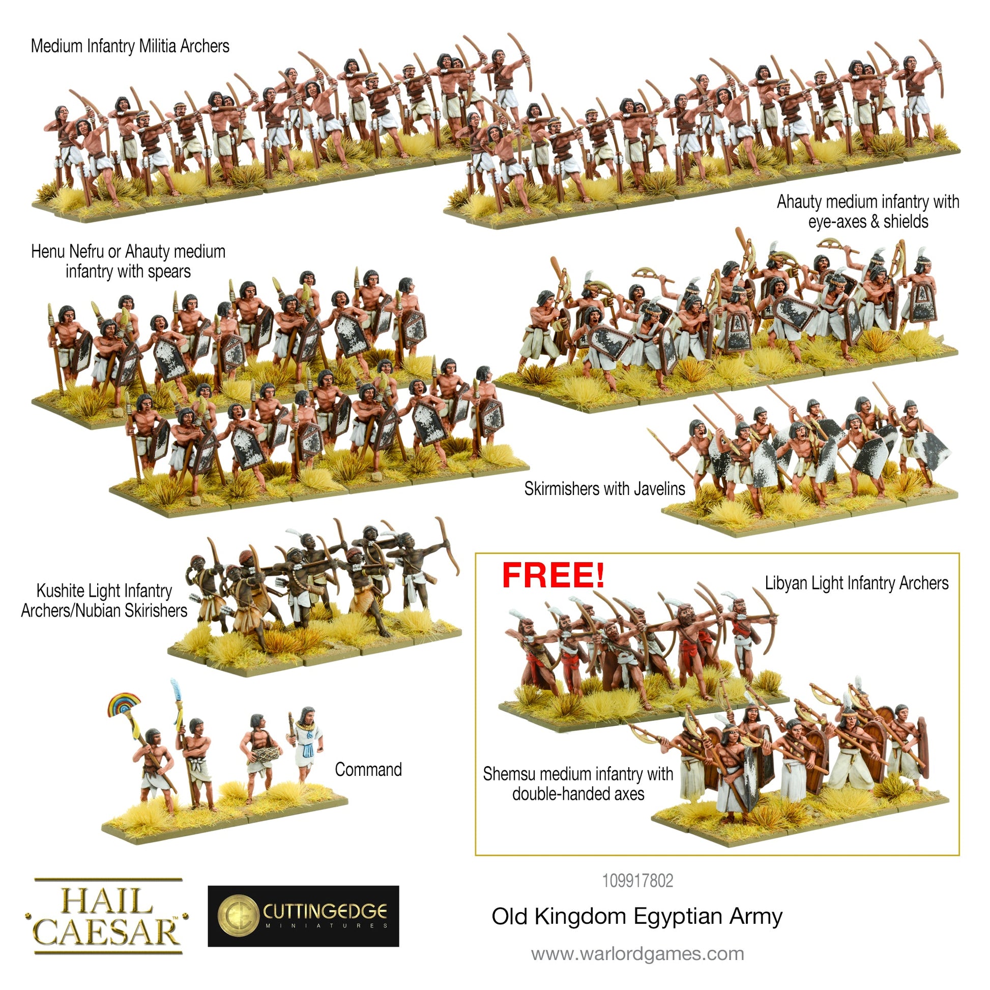 Hail Caesar: Early/Middle Bronze Age - Old Kingdom Egyptian Army