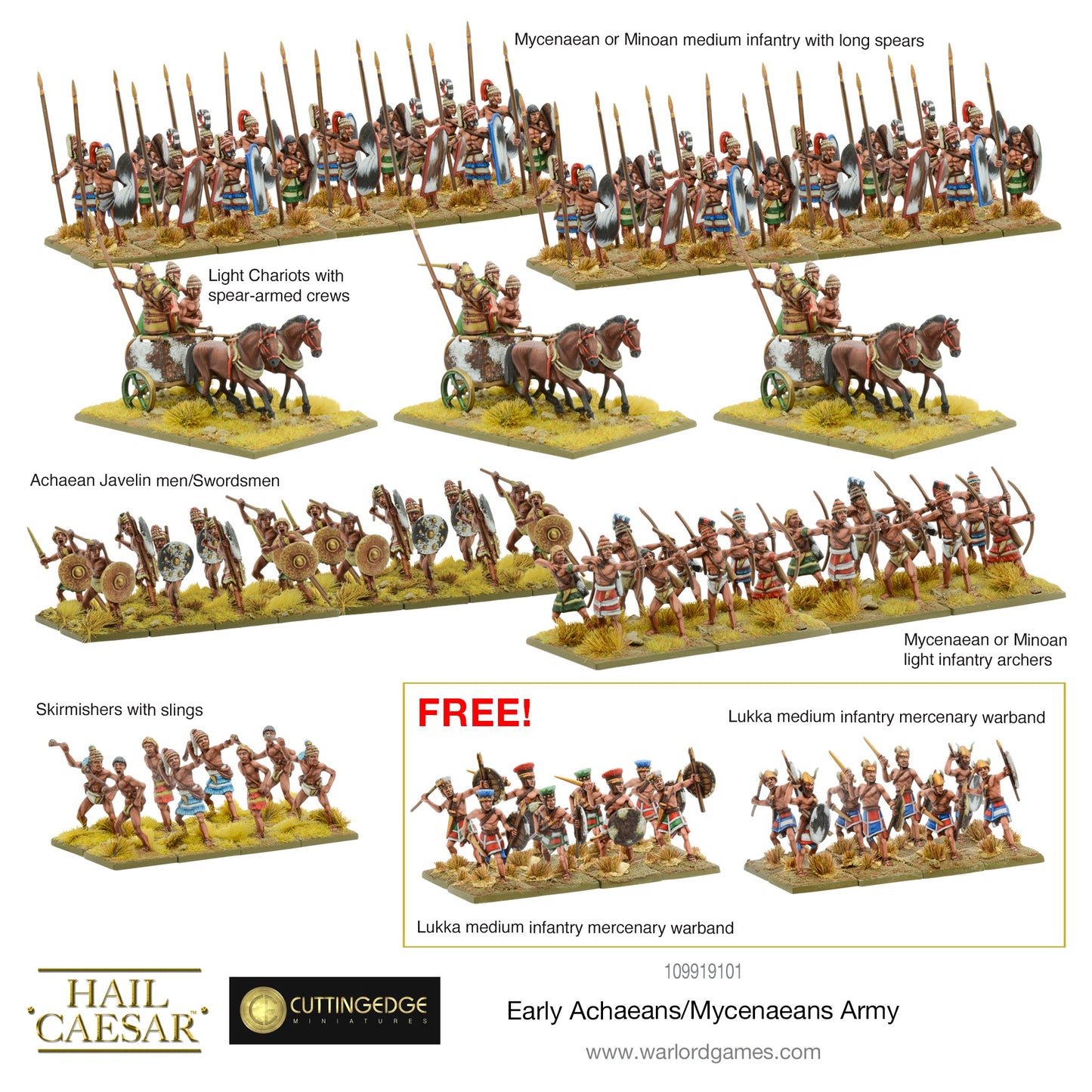 Hail Caesar: Early/Middle Bronze Age - Early Achaeans or Mycenaeans Army
