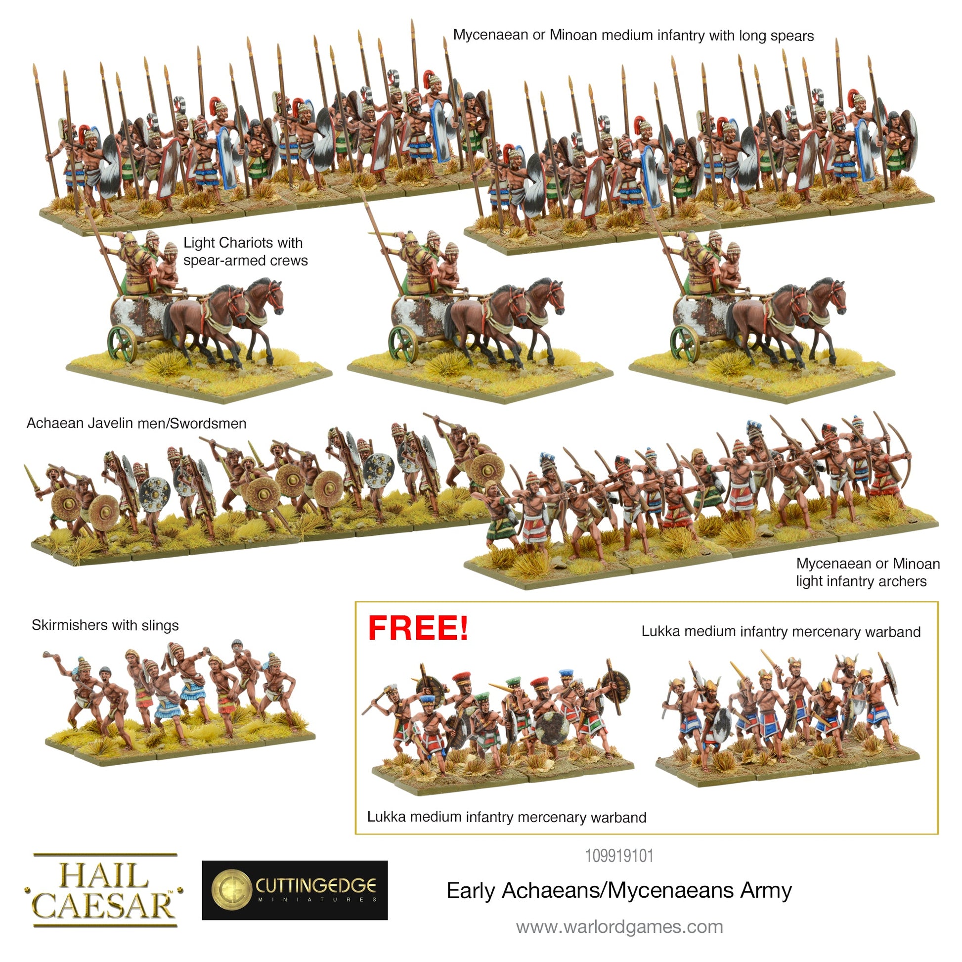 Hail Caesar: Early/Middle Bronze Age - Early Achaeans or Mycenaeans Army