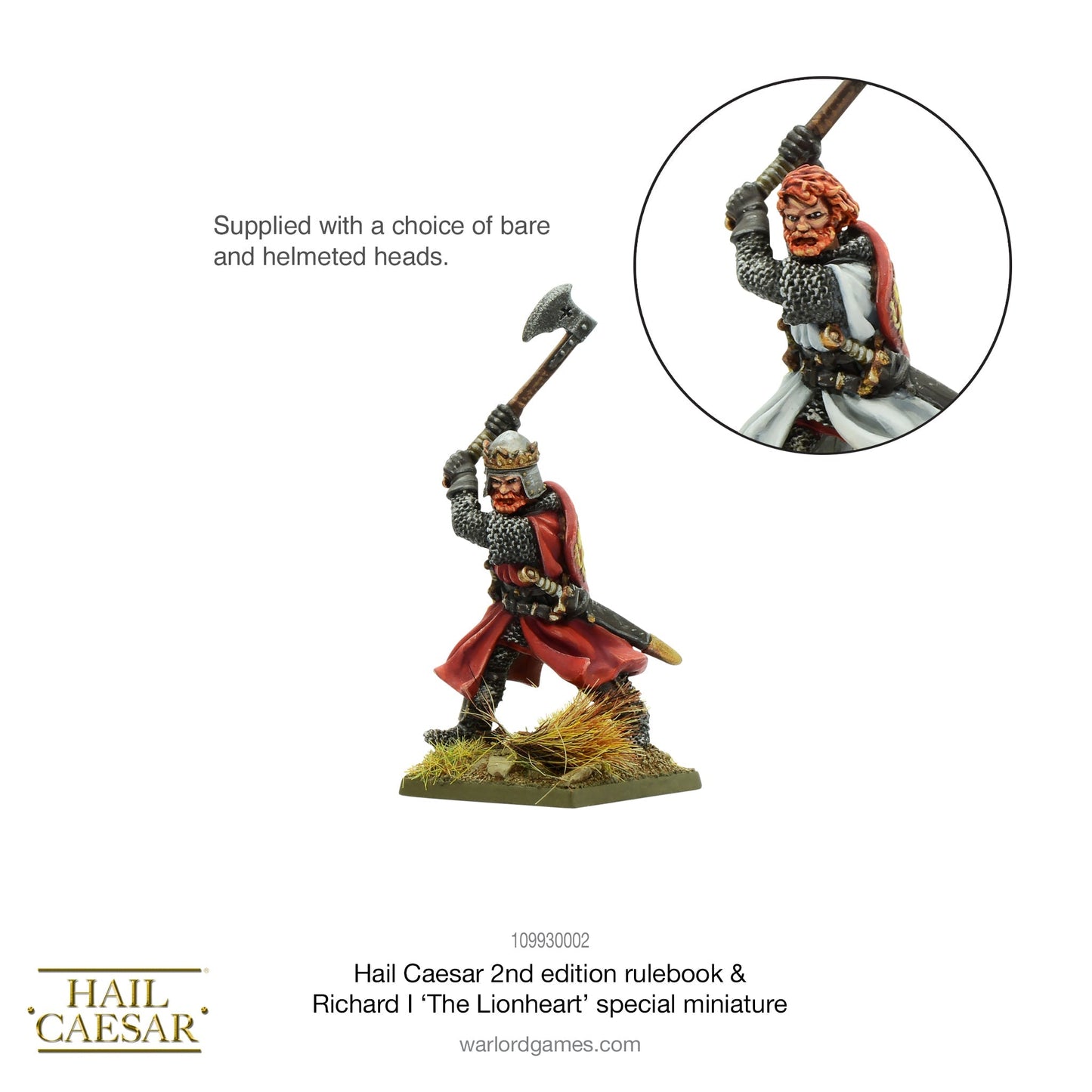 Hail Caesar: rulebook (2nd edition) & Richard I, The Lionheart special figure